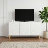 Meuble TV 99 x 34,5 x 50 cm Blanc brillant Bois d'ingénierie 620114620114