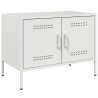 Meuble TV blanc 68x39x50,5 cm acier 620115620115