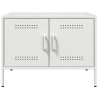 Meuble TV blanc 68x39x50,5 cm acier 620115620115