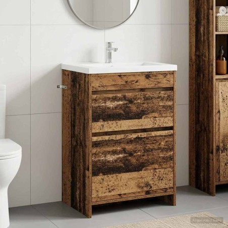 Meuble sous lavabo de salle de bain Bois ancien 620116620116
