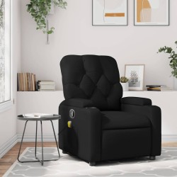 Fauteuil de massage inclinable noir similicuir 620122620122
