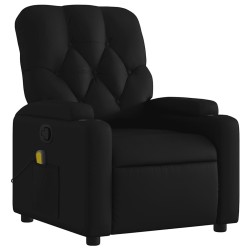 Fauteuil de massage inclinable noir similicuir 620122620122