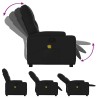 Fauteuil de massage inclinable noir similicuir 620122620122
