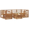 Ensemble de canapés d'extérieur 7 pcs Naturel 620124620124