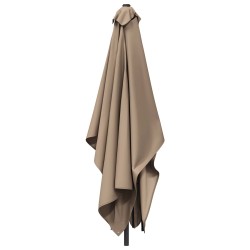 Parasol de jardin 200 x 300 cm Polyester Rectangulaire Taupe 620125620125