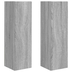Meuble TV mural 2 pcs Gris Sonoma 30 x 31 x 100 cm 620133620133