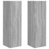 Meuble TV mural 2 pcs Gris Sonoma 30 x 31 x 100 cm 620133620133