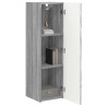Meuble TV mural 2 pcs Gris Sonoma 30 x 31 x 100 cm 620133620133