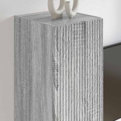 Meuble TV mural 2 pcs Gris Sonoma 30 x 31 x 100 cm 620133620133