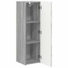 Meuble TV mural 2 pcs Gris Sonoma 30 x 31 x 100 cm 620133620133