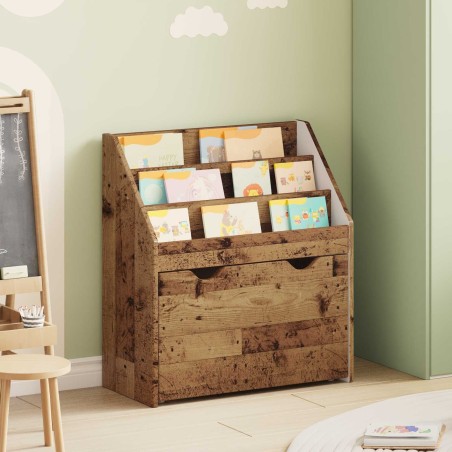 Bibliothèque pour enfants Bois ancien 60 x 29,5 x 69 cm 620137620137