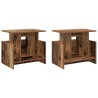 Meuble TV 2 pcs Bois ancien 50 x 35 x 45 cm Bois d'ingénierie 620143620143