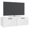 Meuble TV mural Montage mural Blanc brillant 98 x 41 x 30 cm 620149620149