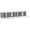Meuble TV mural Montage mural 2 pcs Béton 78,5 x 31 x 29,5 cm 620152620152