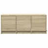 Meuble TV avec LED chêne sonoma 97x34x40 cm bois d'ingénierie 620156620156