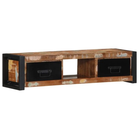 Meuble TV 100x30x25 cm Bois de récupération solide 620161620161