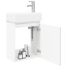 Meuble de salle de bain avec robinet Blanc 45,5 x 25,5 x 84 cm 620163620163