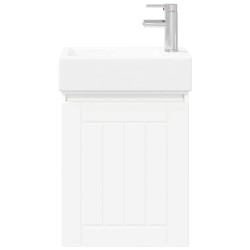 Meuble de salle de bain avec robinet Blanc 45,5 x 25,5 x 84 cm 620163620163