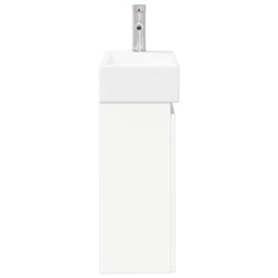 Meuble de salle de bain avec robinet Blanc 45,5 x 25,5 x 84 cm 620163620163