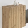 Meuble TV mural Montage mural Chêne artisanal 59,5 x 31 x 60 cm 620167620167