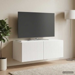 Meuble TV mural Montage mural Blanc brillant 78,5 x 41 x 30 cm 620174620174