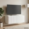 Meuble TV mural Montage mural Blanc brillant 78,5 x 41 x 30 cm 620174620174