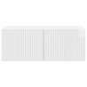 Meuble TV mural Montage mural Blanc brillant 78,5 x 41 x 30 cm 620174620174
