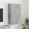 Meuble TV mural Gris béton 59,5 x 31 x 100 cm Bois d'ingénierie 620177620177