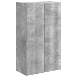 Meuble TV mural Gris béton 59,5 x 31 x 100 cm Bois d'ingénierie 620177620177