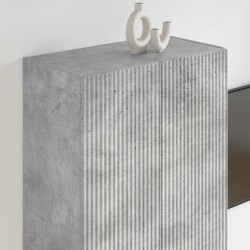 Meuble TV mural Gris béton 59,5 x 31 x 100 cm Bois d'ingénierie 620177620177