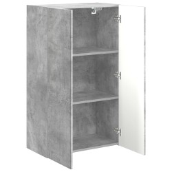 Meuble TV mural Gris béton 59,5 x 31 x 100 cm Bois d'ingénierie 620177620177