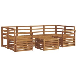 Ensemble de canapés d'extérieur 7 pcs Naturel 620178620178