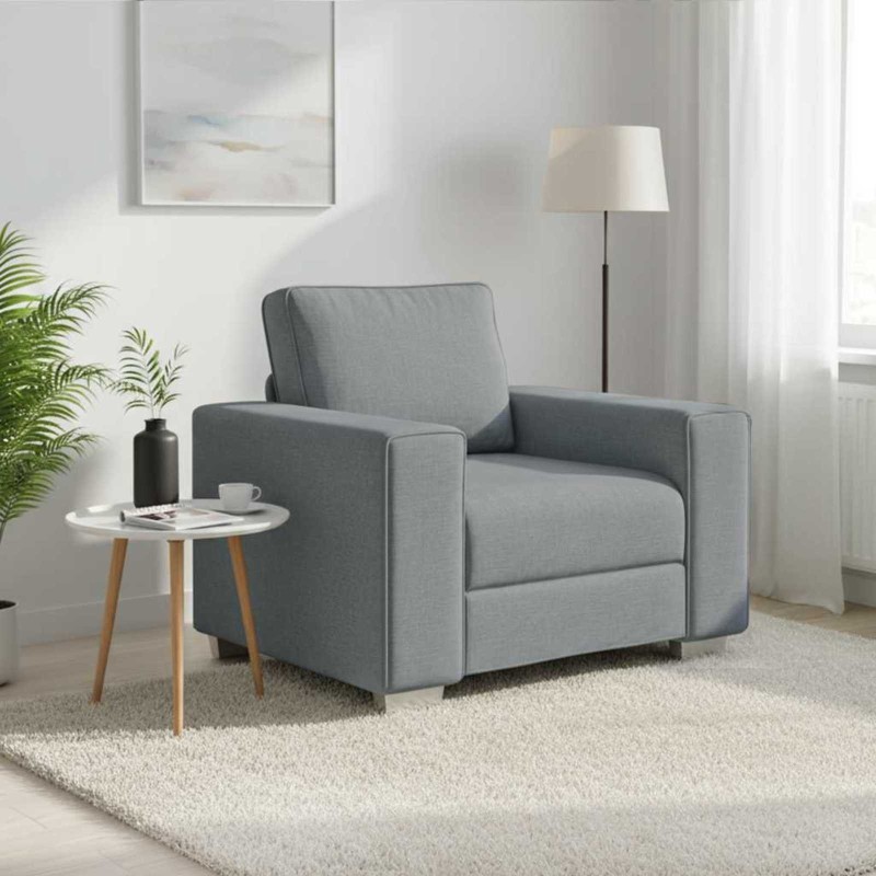 Fauteuil Gris clair 100 cm tissu 620180620180