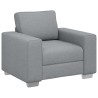 Fauteuil Gris clair 100 cm tissu 620180620180