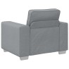 Fauteuil Gris clair 100 cm tissu 620180620180