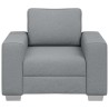 Fauteuil Gris clair 100 cm tissu 620180620180