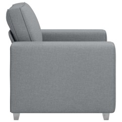 Fauteuil Gris clair 100 cm tissu 620180620180