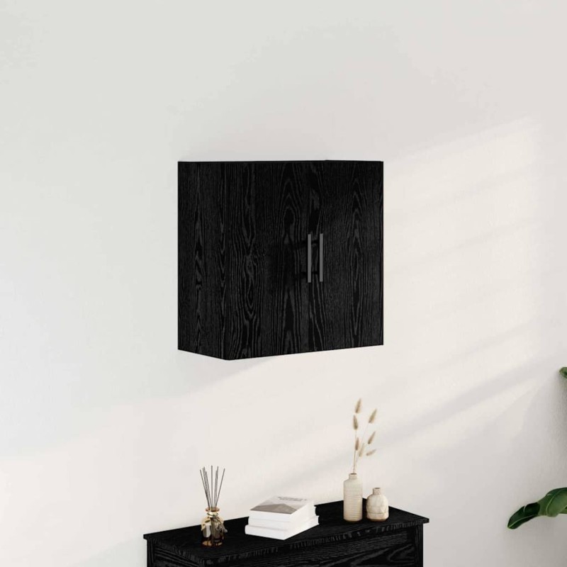 Meuble mural Chêne noir 60 x 31,5 x 60 cm Bois d'ingénierie 620182620182