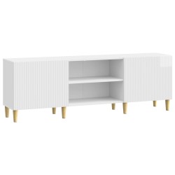 Meuble TV Blanc brillant 150 x 31 x 50 cm Bois d'ingénierie 620183620183