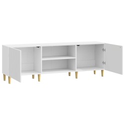 Meuble TV Blanc brillant 150 x 31 x 50 cm Bois d'ingénierie 620183620183