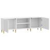 Meuble TV Blanc brillant 150 x 31 x 50 cm Bois d'ingénierie 620183620183