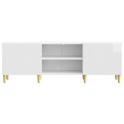 Meuble TV Blanc brillant 150 x 31 x 50 cm Bois d'ingénierie 620183620183