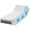 Matelas Blanc et Gris 80 x 200 cm Tissu jacquard 620186620186