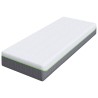 Matelas Blanc et Gris 80 x 200 cm Tissu jacquard 620186620186