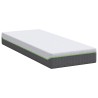 Matelas Blanc et Gris 80 x 200 cm Tissu jacquard 620186620186