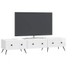 Meuble TV Blanc brillant 147 x 34,5 x 30 cm Bois d'ingénierie 620191620191