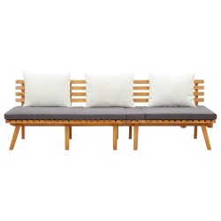 Lit de repos de jardin 200x65 cm Bois d'acacia solide 620199620199