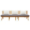Lit de repos de jardin 200x65 cm Bois d'acacia solide 620199620199