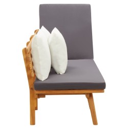 Lit de repos de jardin 200x65 cm Bois d'acacia solide 620199620199