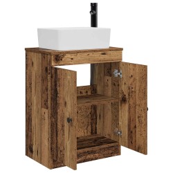 Meuble de salle de bain avec évier Bois ancien 54 x 35 x 83 cm 620201620201
